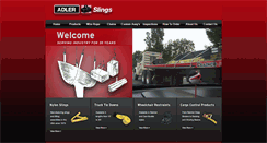 Desktop Screenshot of adlerslings.com